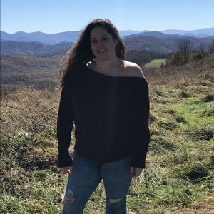 Forever 21+ off the shoulder sweater